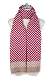 Herringbone Patterned Soft Winter Scarf