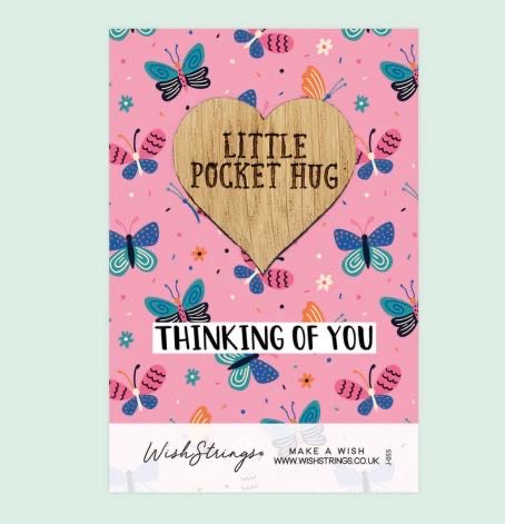 Thinking Of You - Pocket Hug Keepsake Token - Wishstrings