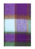 Purple/Green Chunky Check Scarf