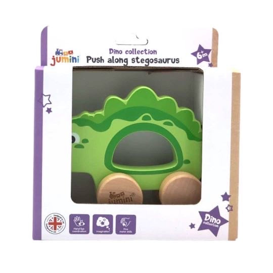 JUMINI Push Along Friends Stegosaurus (Boxed)