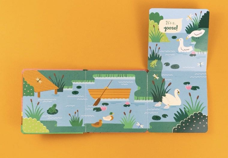 Who’s Here On The Farm – Fold-Out Flaps Board Book