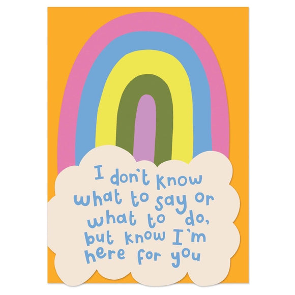 I don't know what to say 