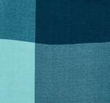 Teal Blue Block Coloured Winter Scarf