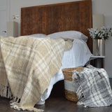 Darwin Chenille Checked Tartan Throw Blanket - 100% Recycled