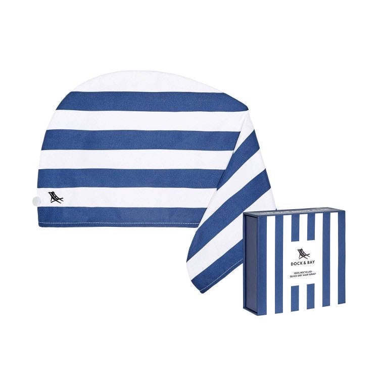 Dock & Bay Hair Wraps - Whitsunday Blue