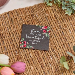 Slate Coaster for Mum 