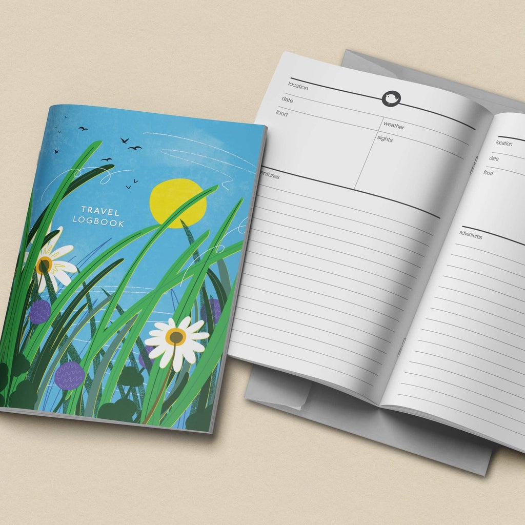 Travel Logbook by Onneke – Illustrated Journal Gift for Travellers