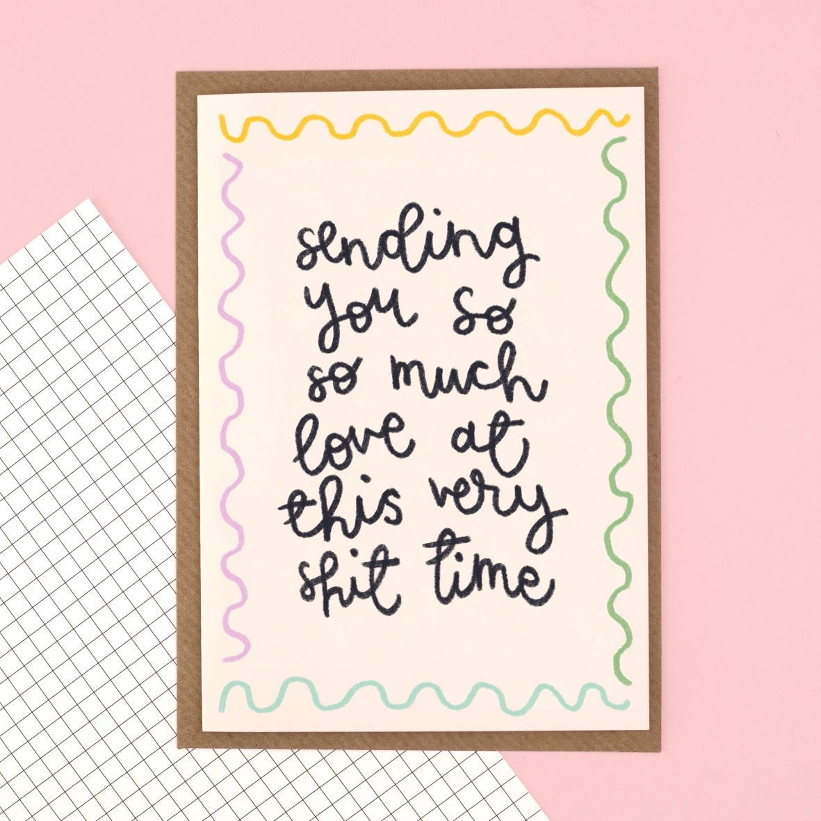 Sympathy/thinking of you greeting card 