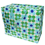 Jumbo Storage Bag - Blue And Green Daisy - Rex London
