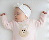 Pink Bunny Baby Romper