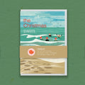 The Christmas swim/Christmas walk Christmas cards pack of 6 
