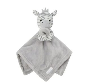 Zebra Baby Comforter - Grey & White