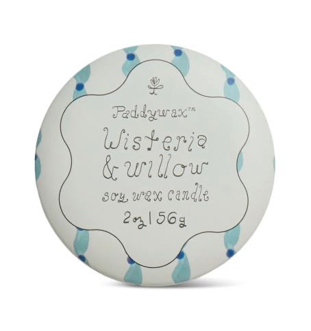 Tulip Printed Tin Candle - Wisteria & Willow