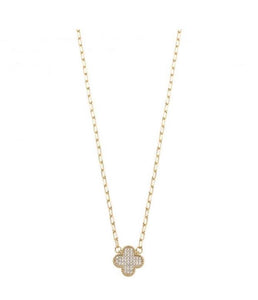 Four Leaf Clover Gold Plated Necklace