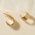 Gold Rae Hoop Studs