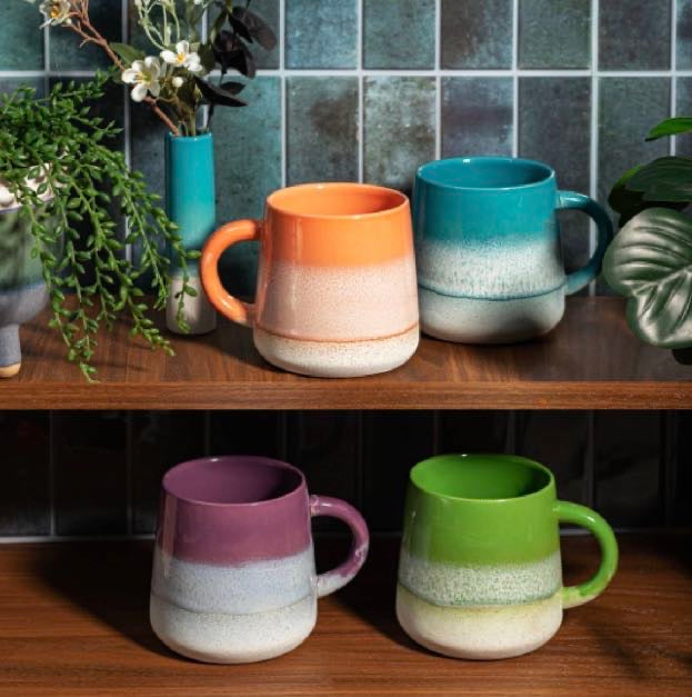 Mojave Glaze Teal Mug - Sass & Belle