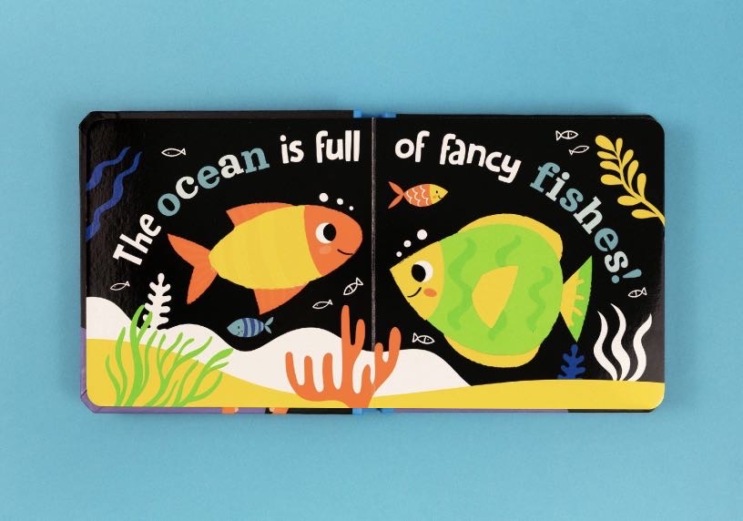 Ocean - High Contrast Neon Board Book