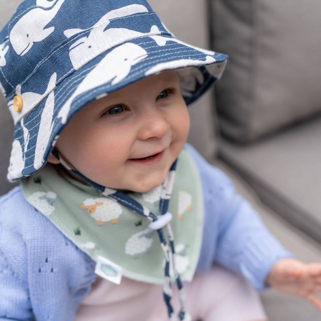 Whales Design Baby Sun Hat