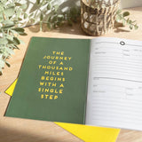 Walking logbook lighthouse - journal outdoor notebook Journal