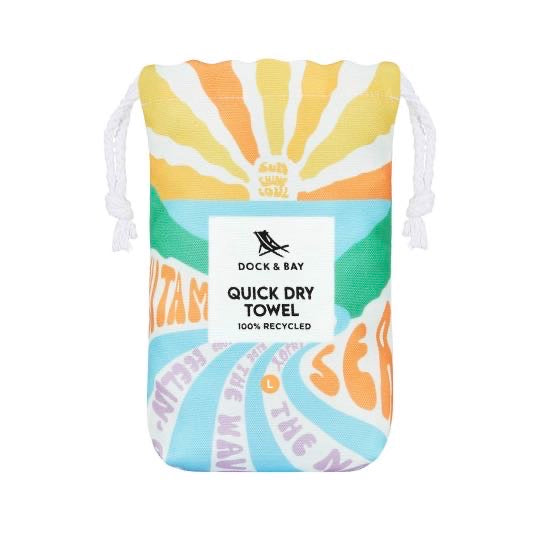 Dock & Bay Quick Dry Towels - Vitamin Sea - XL