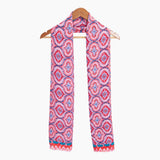 Red Moroccan Tiles Lightweight Scarf