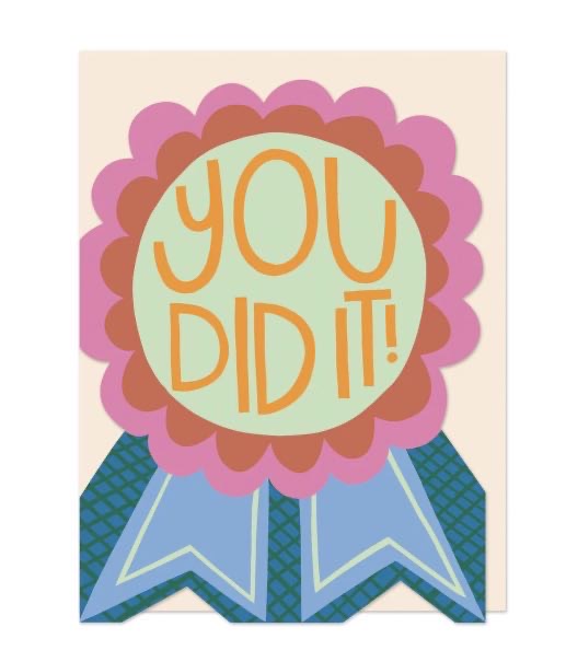 You Did It! Greeting Card