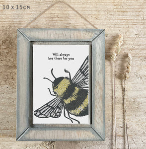 'Will always bee there for you' Hanging Wooden Picture - East Of India