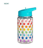 Rainbow Stars Drink Up Water Bottle - Sass & Belle