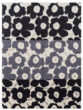 Black, Grey & Beige Floral Scarf