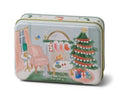 CHRISTMAS TIN 5OZ/141G LIVINGROOM - PERSIMMON & CHESTNUT
