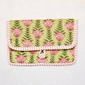 Fair Trade Quilted Cotton Clutch Purse - Handmade