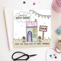 Lovely New Home Greeting Card