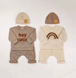 Baby Boys Comfy Long Sleeve Top & Trousers Set