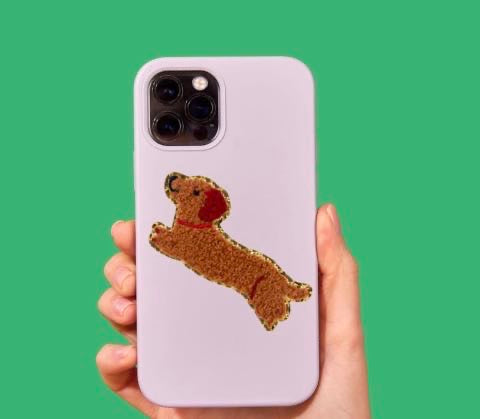 Decopatch Have the Happiest Birthday Removable Dog Patch Card | Cute Birthday Card