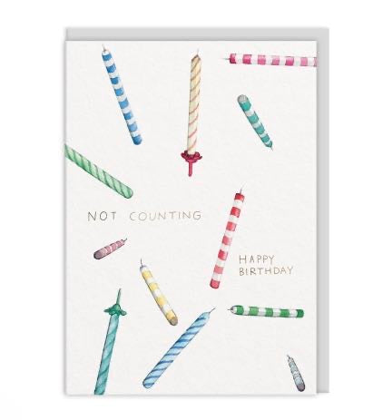 Not Counting Happy Birthday Card