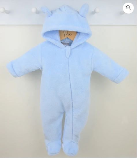 Blue Baby Boy Snuggle Sleepsuit