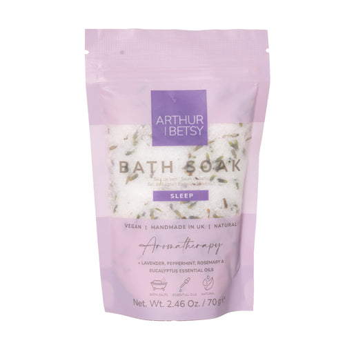 Arthur Betsy Sleep Bath Soak (70g) – Vegan Aromatherapy Bath Salts, UK Made