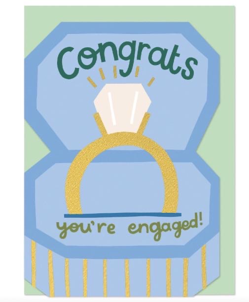 Congrats you're engaged Card