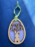 Happy Easter wooden hanging Decoration