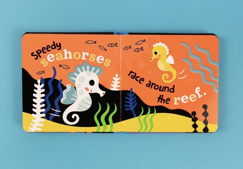 Ocean - High Contrast Neon Board Book