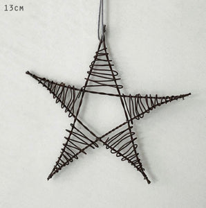 Wire Hanging Star - East Of India