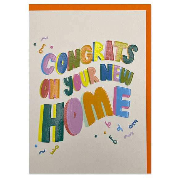 Congrats on your new home' Congratulations Card