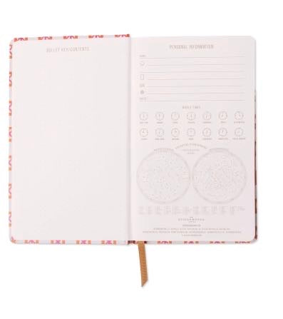 Tulip Journal - Orange Check