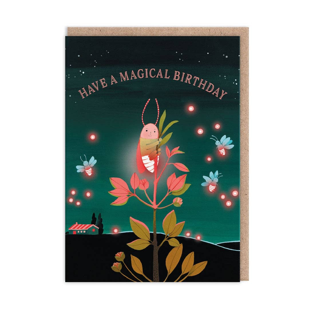 Firefly have a magical birthday card 