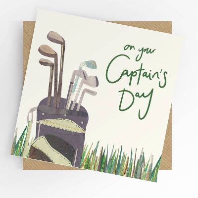 Captain's Day Golf card