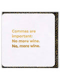 Commas Are Important Funny Birthday Card