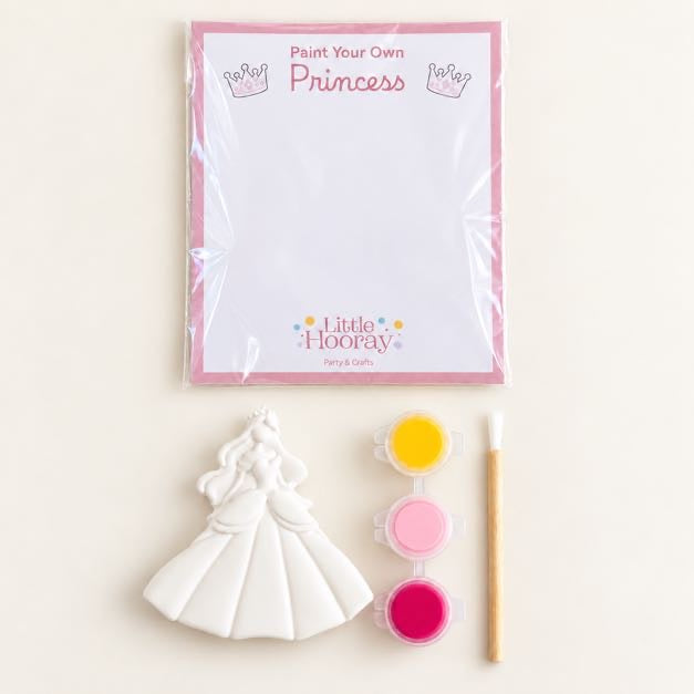 Princess Paint Your Own Kit, Kids Plaster Painting Craft Set