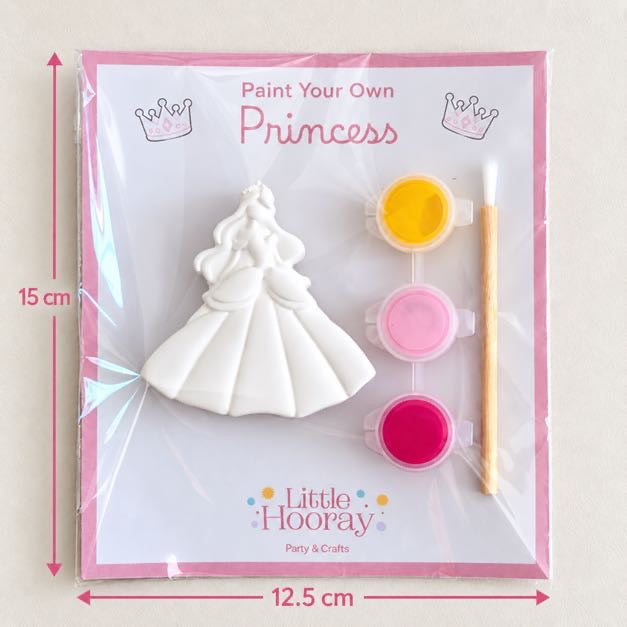 Princess Paint Your Own Kit, Kids Plaster Painting Craft Set
