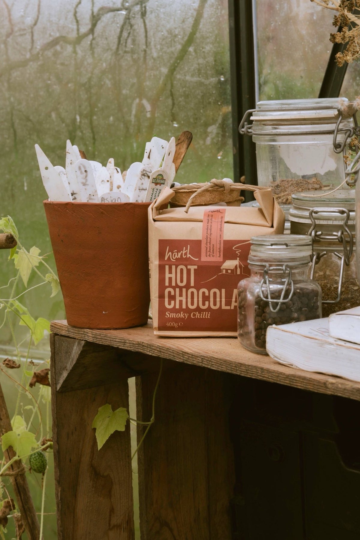 Harth Smoky Chilli Hot Chocolate 400g, Organic Fair Trade Cocoa