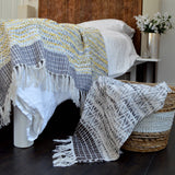 Arizona Zig Zag Heavyweight Herringbone Throw Blankets